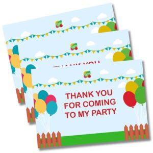 cricket tots parties thank you cards